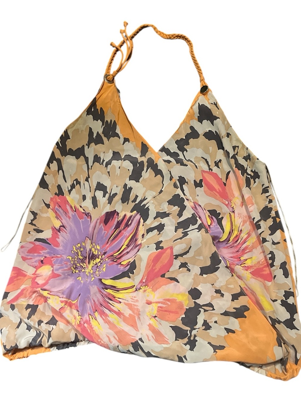 Ramy Brook Multicolor Floral Halter Camisole